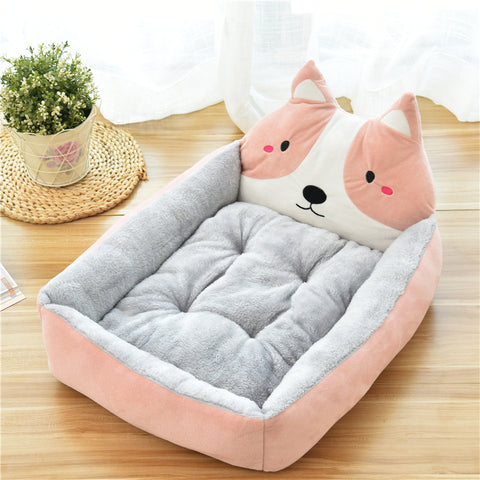 Large Pet Cat Dog 7Colors Warm Cozy Bed