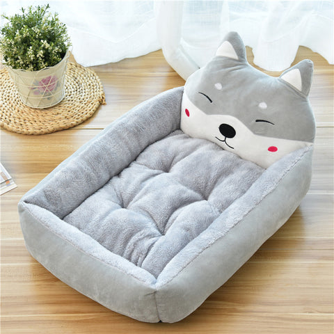 Large Pet Cat Dog 7Colors Warm Cozy Bed
