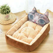 Large Pet Cat Dog 7Colors Warm Cozy Bed